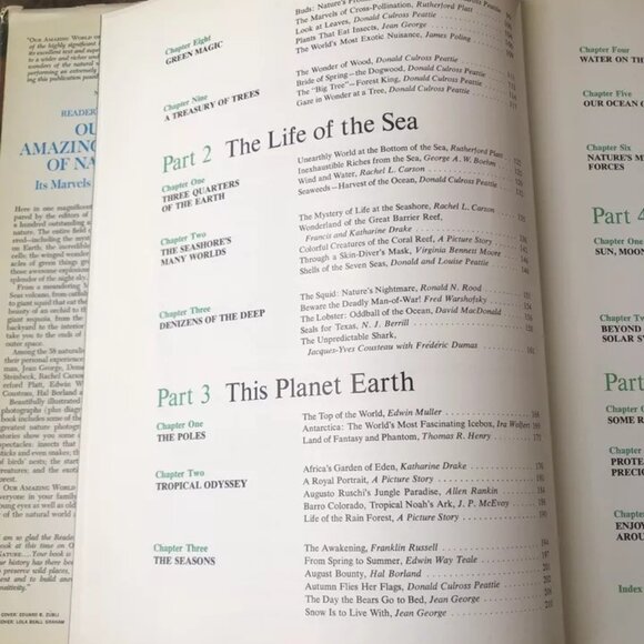 Readers Digest Our Amazing World of Nature 3rd Printing 1969 Marvels & Mysteries - Picture 11 of 16